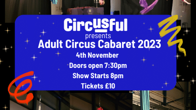 Adult Circus Cabaret 2023 Flyer