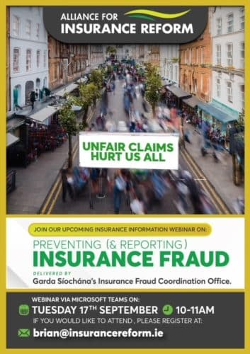 Insurance Fraud Webinar With Garda� Sept 2024