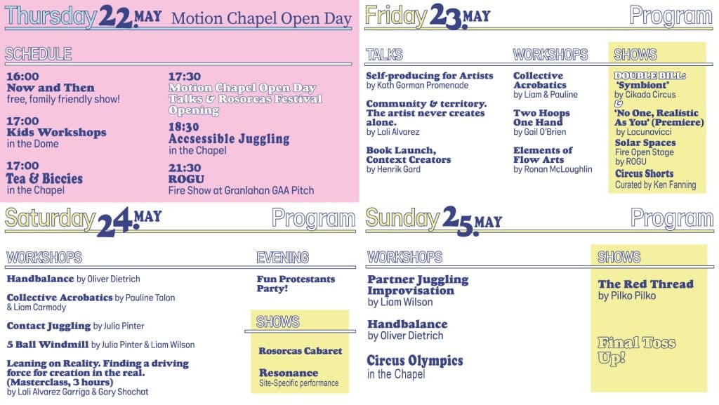 Rosorcas2025 Full Schedule