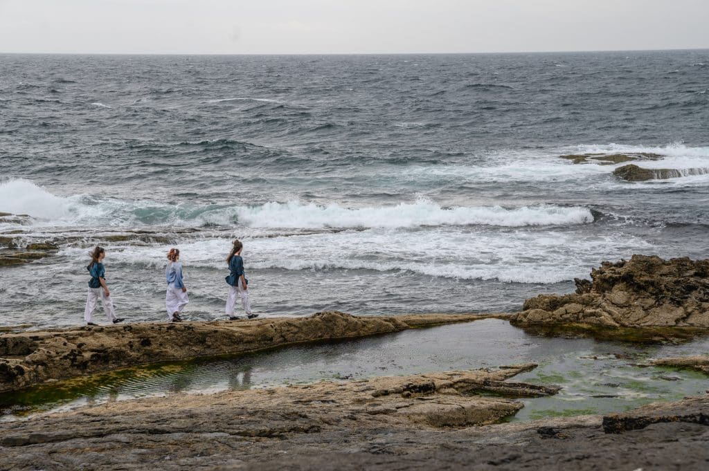 Dive 2024 Performance ‘an Triúr Deirfiúr’ By Safire Hikari, Hannah Scully, Charlotte Bruce And Beth Mcninch By Abigail Denniston