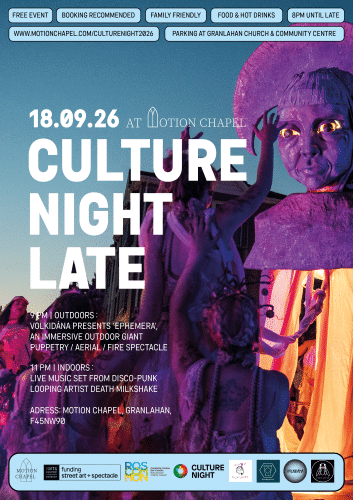 Culture Night Late A4 Poster
